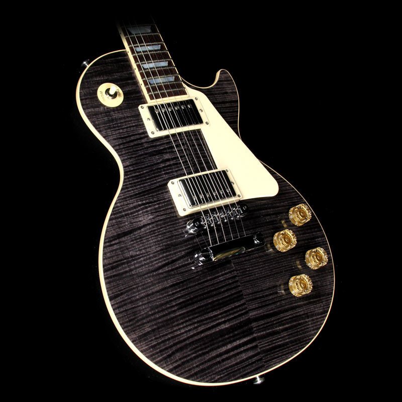 2016 Gibson Les Paul Standard High Performance Electric Guitar Translucent Black — 1