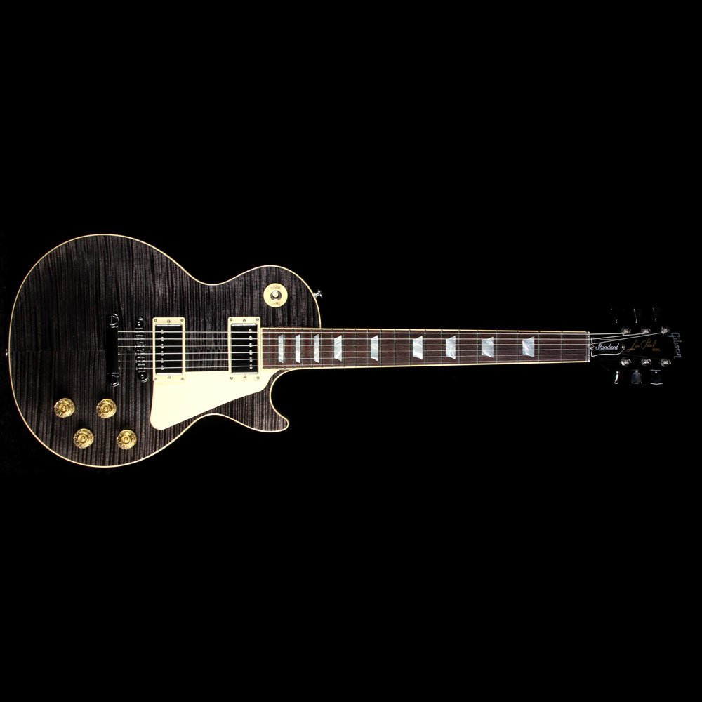 2016 Gibson Les Paul Standard High Performance Electric Guitar Translucent Black — 2