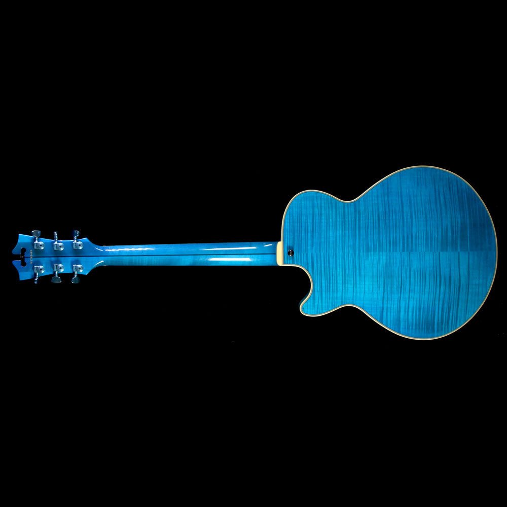 D'Angelico Deluxe Fabrizio Sotti SS Electric Guitar Transparent Blue — 3