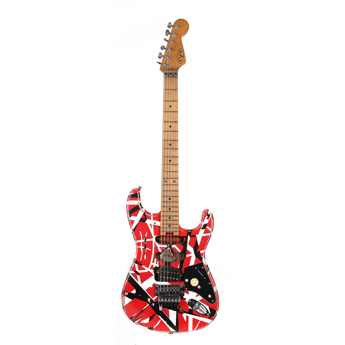 EVH Striped Series Frankie Red/White/Black Relic 2022 — 2