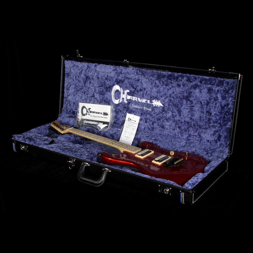 Charvel Custom Shop San Dimas Electric Guitar Red Sparkle — 4
