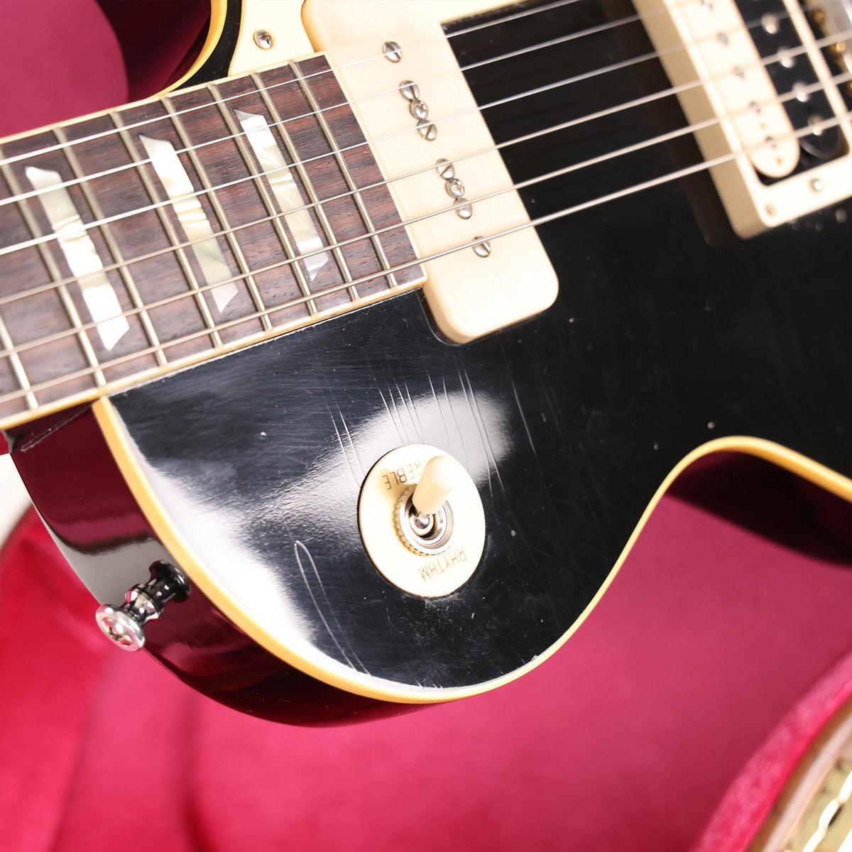 Gibson Custom Shop 1954 Les Paul Standard Wraparound Rocker Ebony VOS Made 2 Measure 2023 — 4
