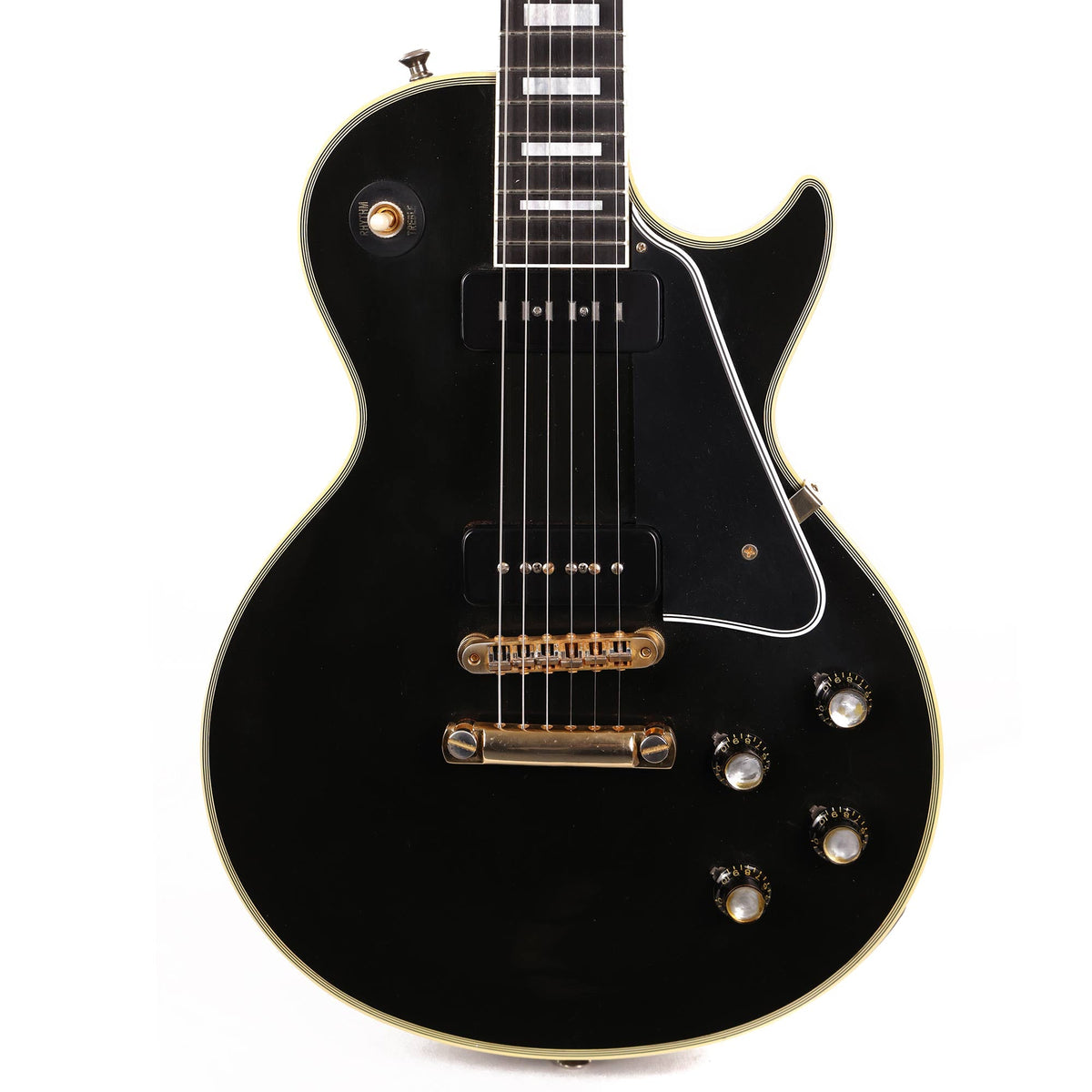 Gibson Custom Shop Robby Krieger 1954 Les Paul Custom VOS Lamp Black — 1