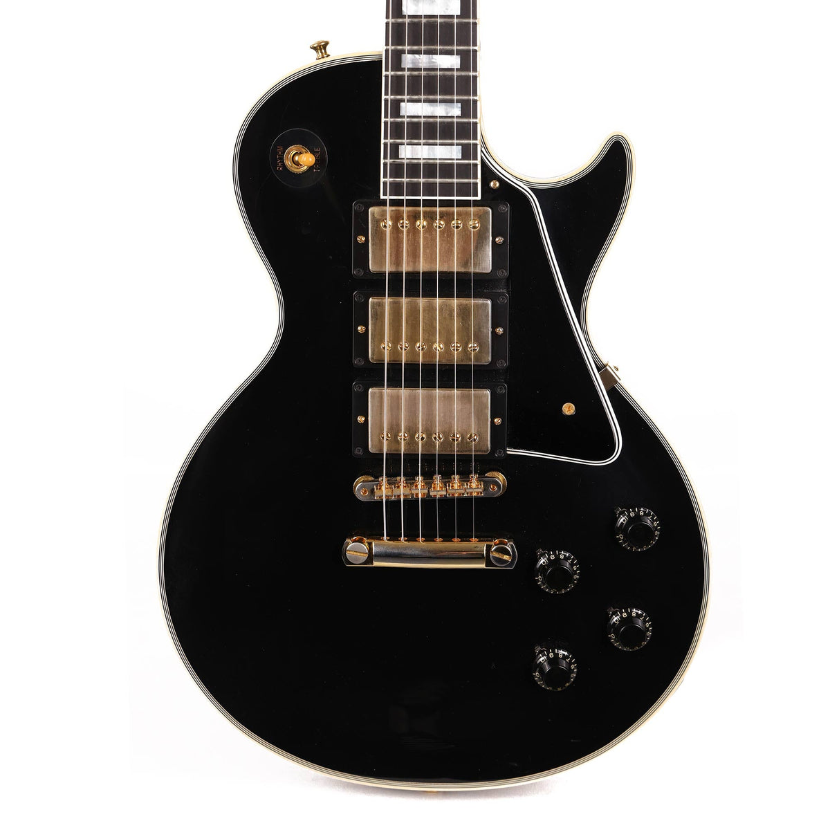Gibson Custom Shop 1957 Les Paul Custom Reissue 3-Pickup Ebony VOS 2020 — 1