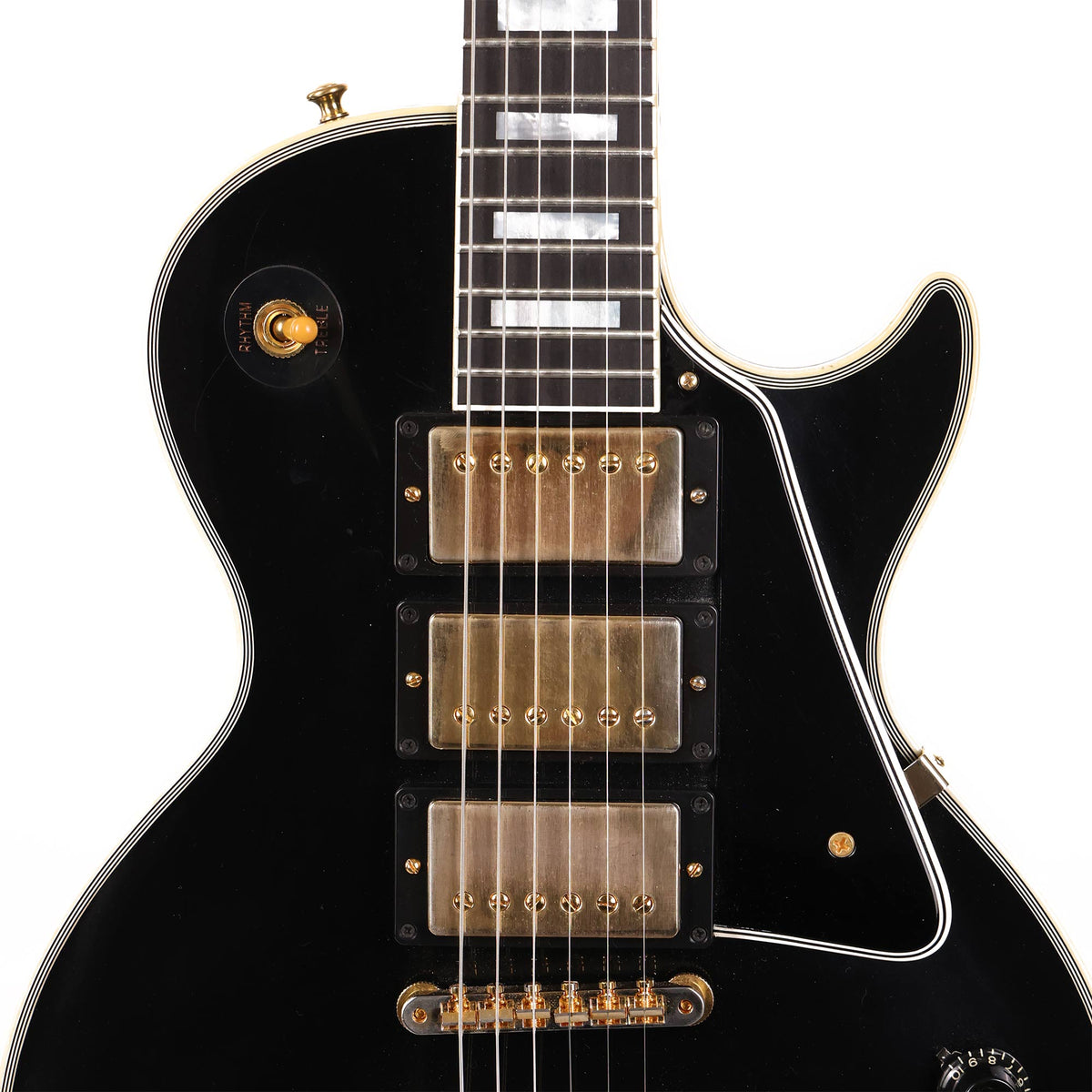 Gibson Custom Shop 1957 Les Paul Custom Reissue 3-Pickup Ebony VOS 2020 — 4