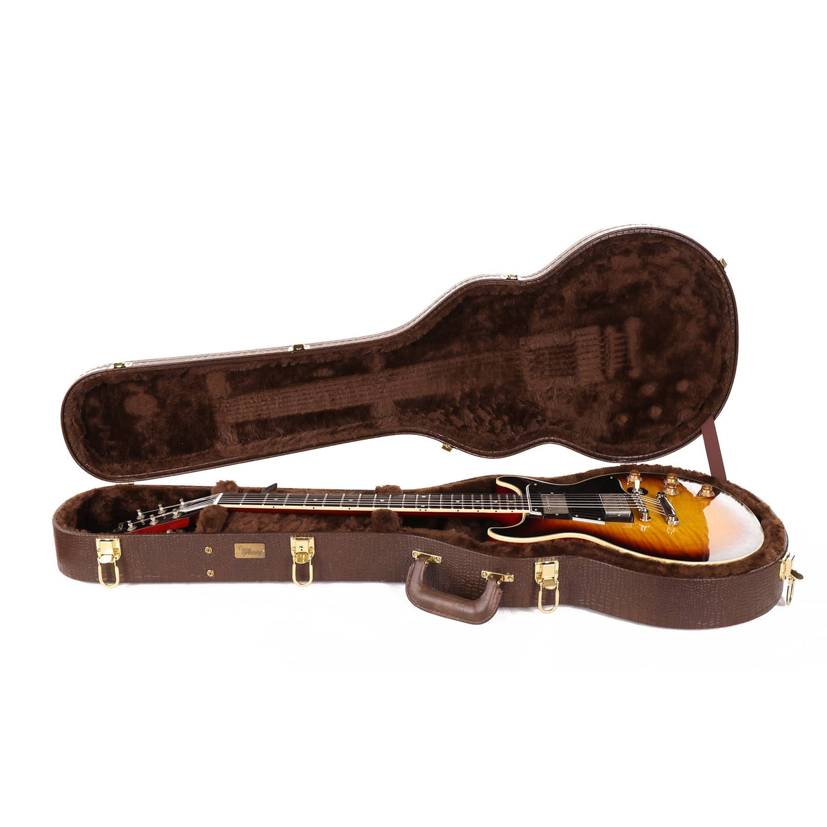 Gibson Custom Shop Les Paul Special Double Cut Figured Top Bourbon Burst 2022 — 12
