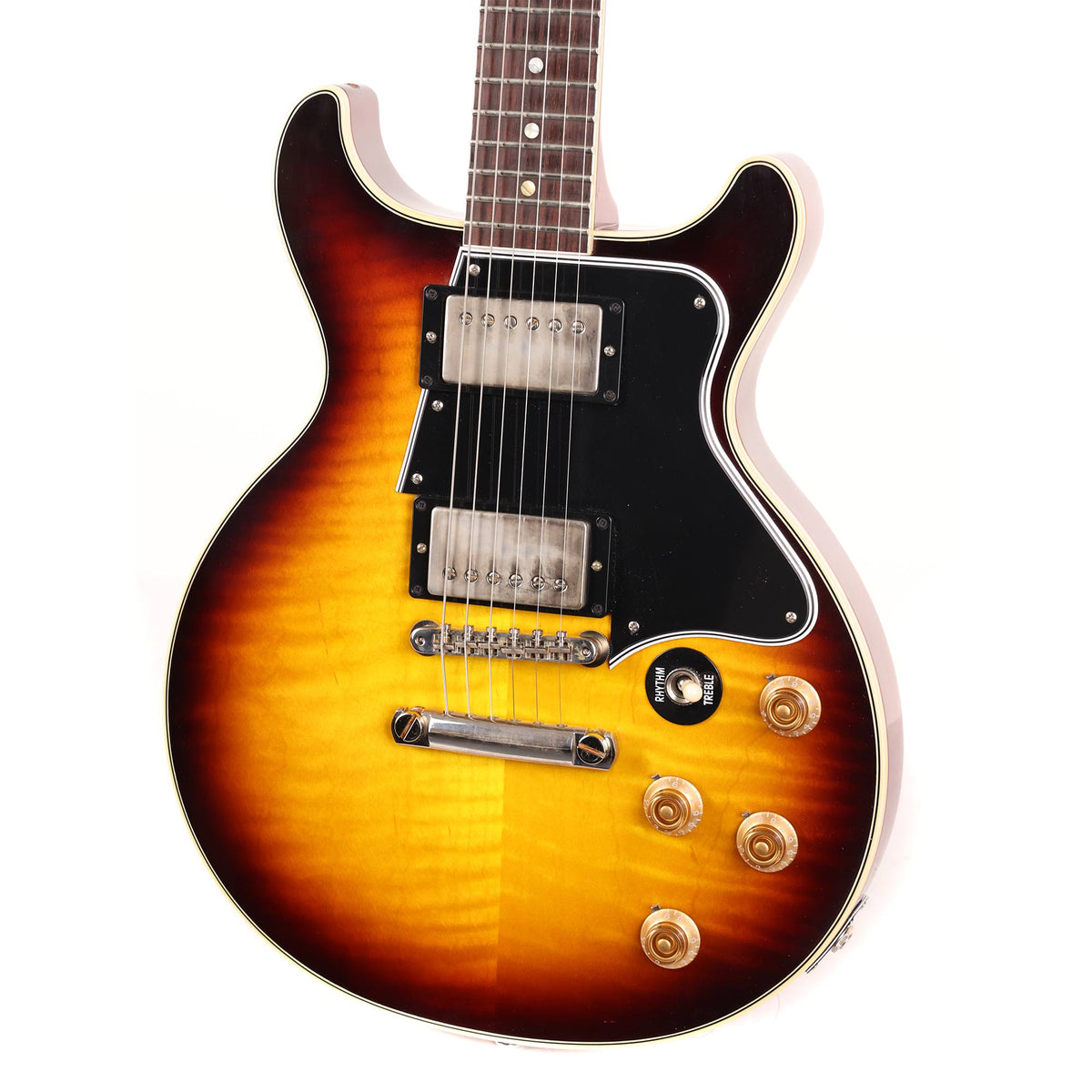 Gibson Custom Shop Les Paul Special Double Cut Figured Top Bourbon Burst 2022 — 5