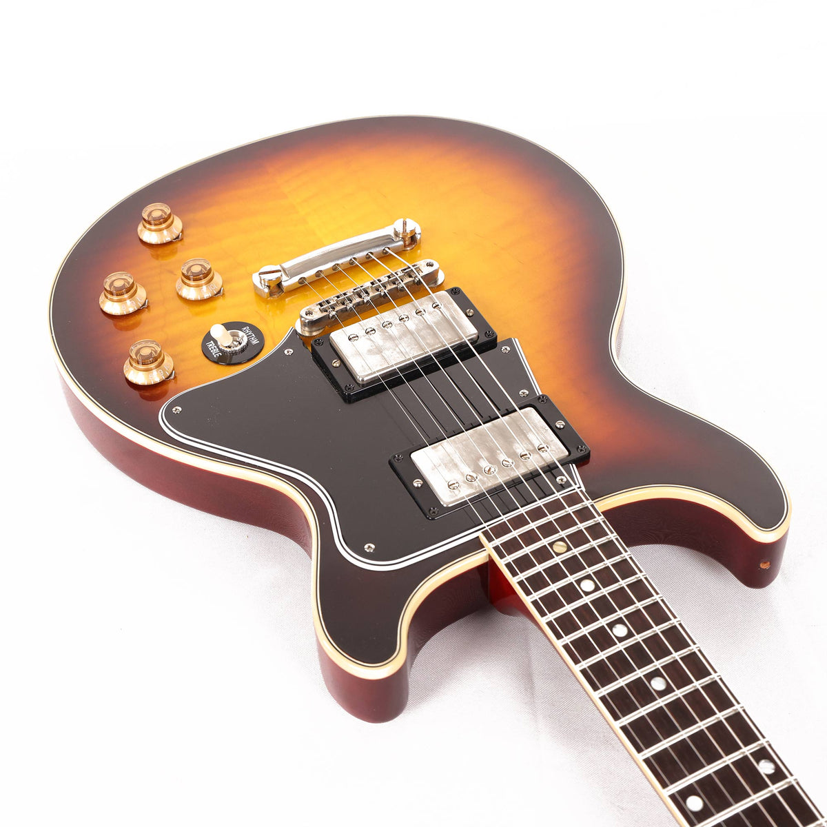 Gibson Custom Shop Les Paul Special Double Cut Figured Top Bourbon Burst 2022 — 7