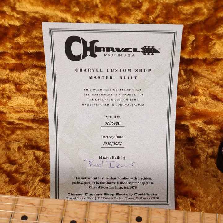 Charvel Custom Shop San Dimas Hardtail Masterbuilt Red Dave Midnight Purple