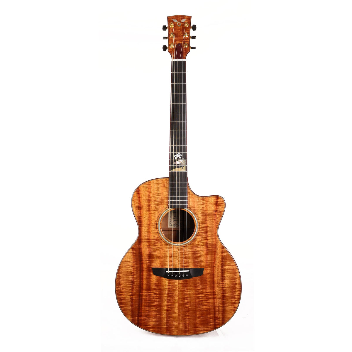 Goodall KCJCK Royal Hawaiian Koa Concert Jumbo Cutaway Acoustic Guitar 2003 — 2