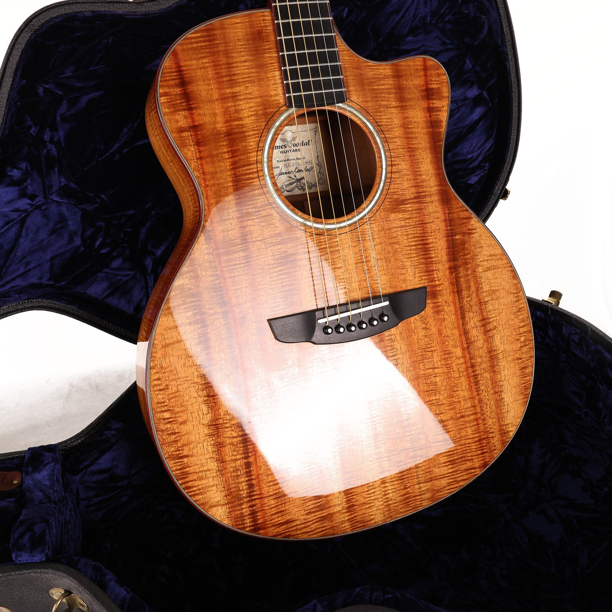 Goodall KCJCK Royal Hawaiian Koa Concert Jumbo Cutaway Acoustic Guitar 2003 — 7