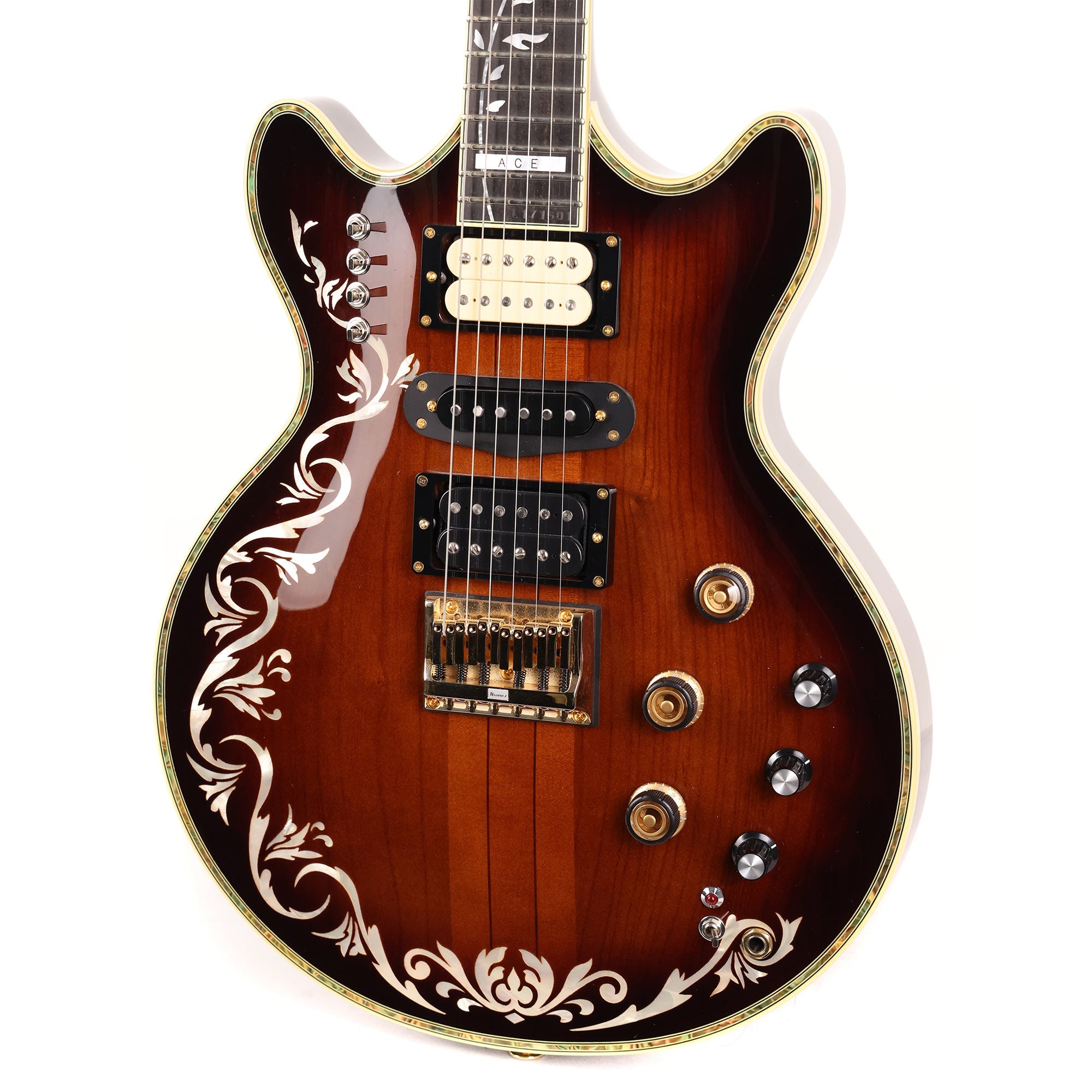 Ibanez BWM1 Bob Weir Signature Guitar Brown Sunburst 2017