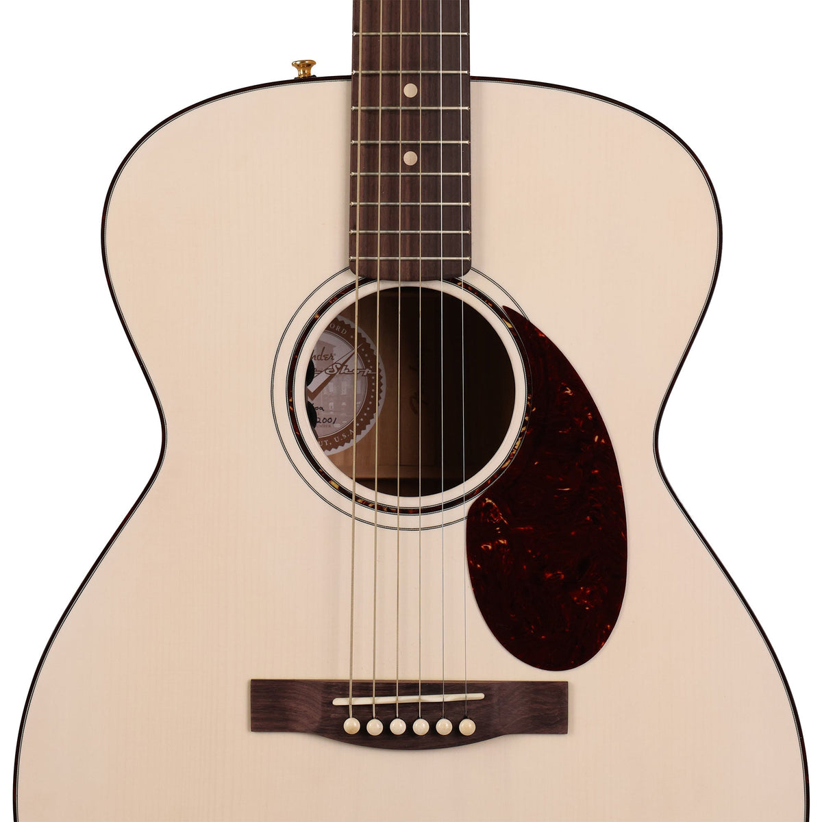 Fender Acoustic Custom Shop Balboa Orchestra Acoustic-Electric Trans White 2014 — 4