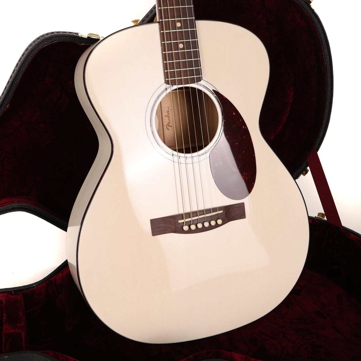 Fender Acoustic Custom Shop Balboa Orchestra Acoustic-Electric Trans White 2014 — 7