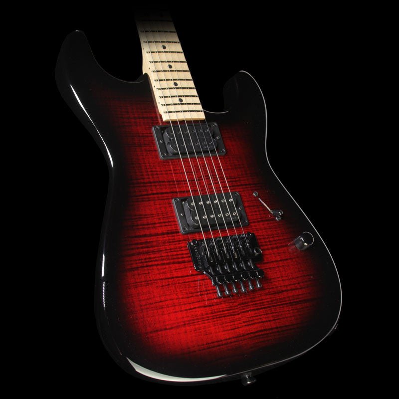 Charvel Custom Shop Basswood San Dimas Electric Guitar Trans Red Burst — 1