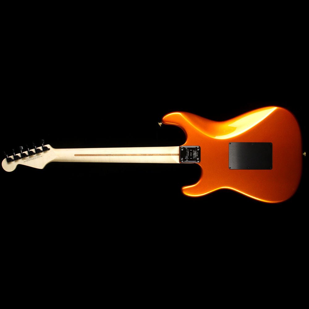 Charvel Custom Shop So Cal 2H Electric Guitar Candy Tangerine with Matching Headstock — 3