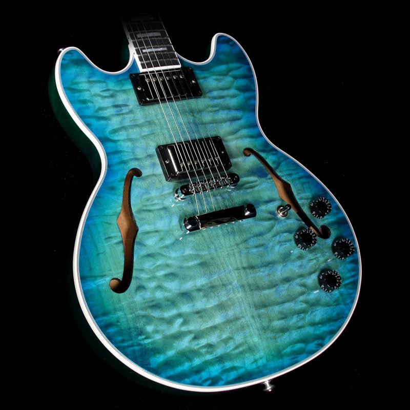2016 Gibson Limited Edition Midtown Deluxe Electric Guitar Ocean Water — 1