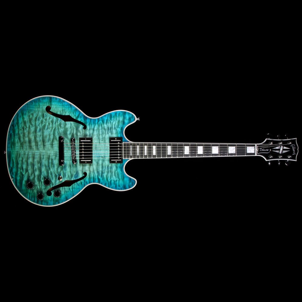 2016 Gibson Limited Edition Midtown Deluxe Electric Guitar Ocean Water — 2