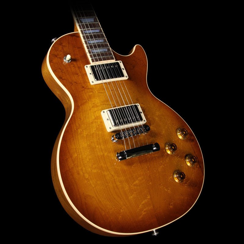 2016 Gibson Les Paul Roasted Birdseye Electric Guitar Honey Burst — 1