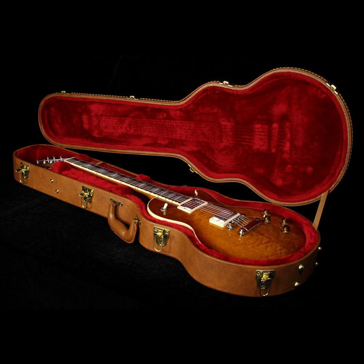 2016 Gibson Les Paul Roasted Birdseye Electric Guitar Honey Burst