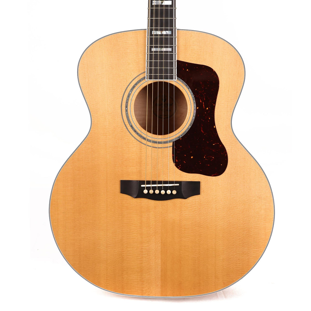 Guild F-55 Natural Acoustic Guitar Used — 1