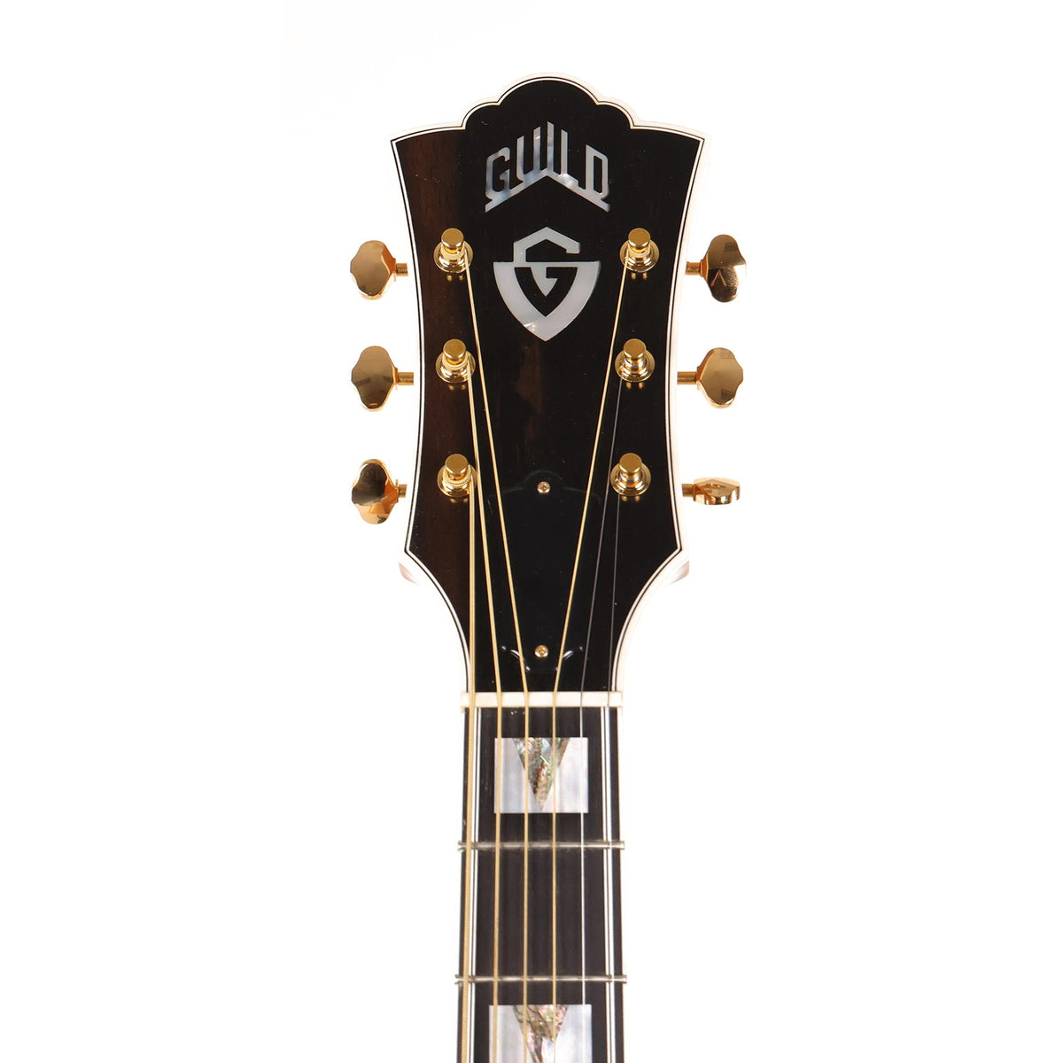 Guild F-55 Natural Acoustic Guitar Used — 7