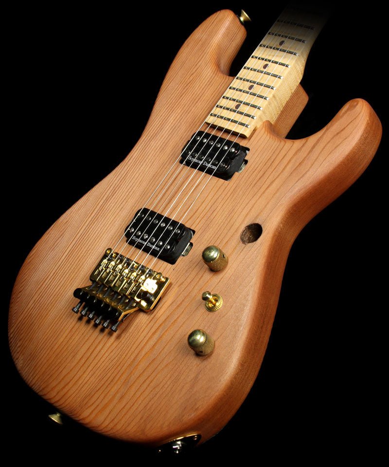 Charvel Custom Shop Exclusive Natural Series Carbonized Recycled Redwood San Dimas HH Electric Guitar — 1