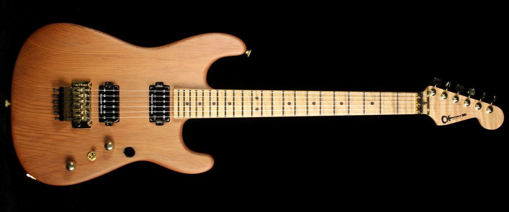Charvel Custom Shop Exclusive Natural Series Carbonized Recycled Redwood San Dimas HH Electric Guitar — 2