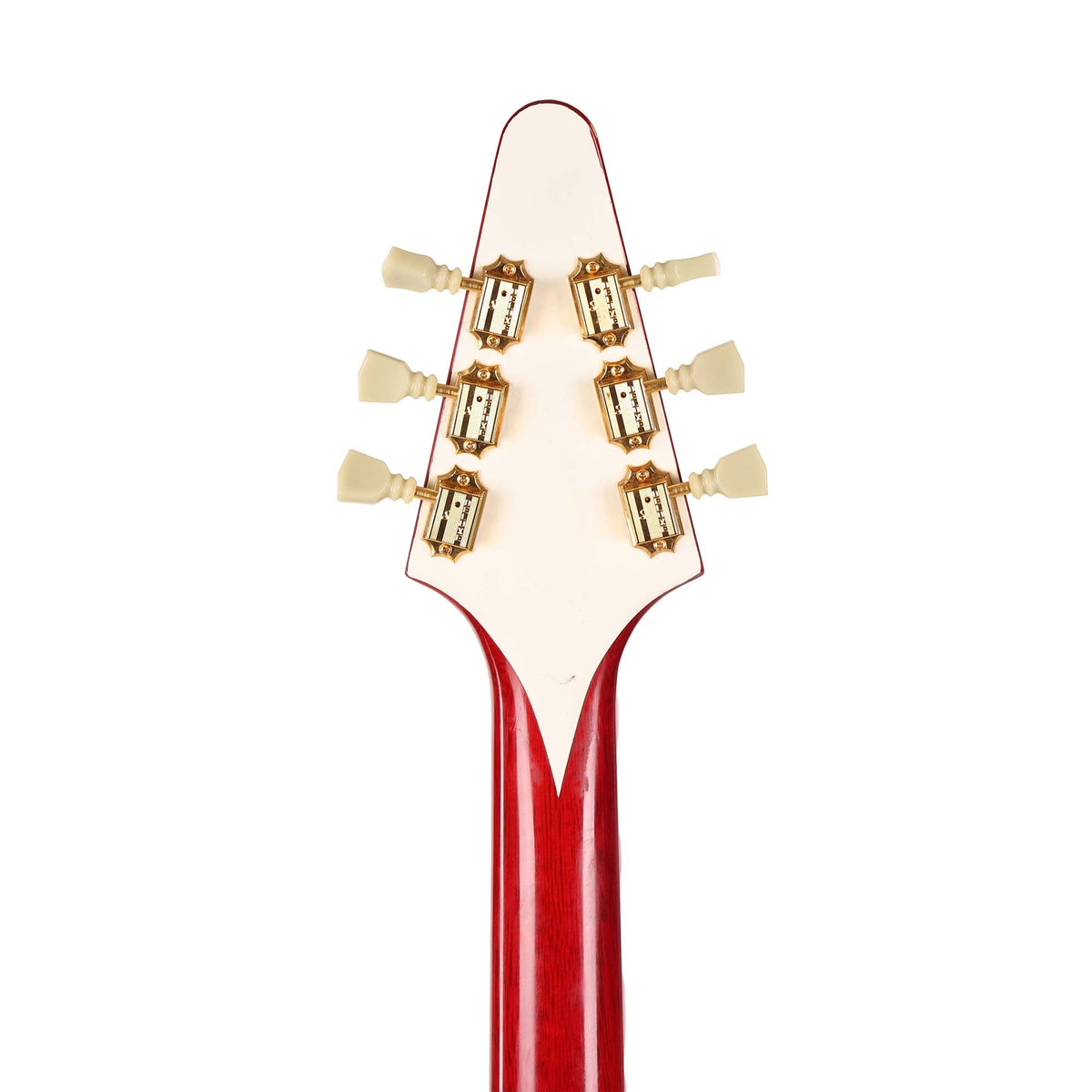 Hamer Korina Vector Brazilian Rosewood Fretboard Transparent Cherry 2005 — 8