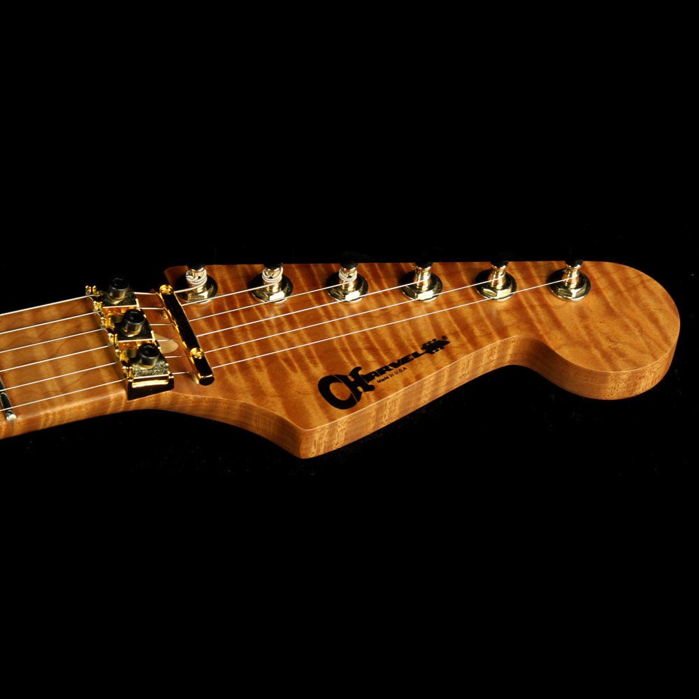 Charvel Custom Shop Music Zoo Exclusive Carbonized Recycled Redwood San Dimas HS Electric Guitar — 4