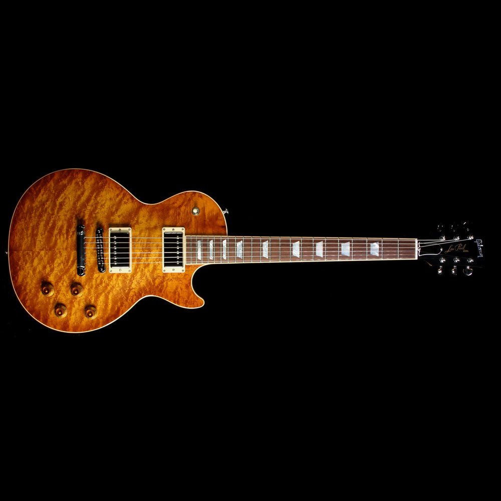 2016 Gibson Les Paul Roasted Birdseye Electric Guitar Honey Burst — 2