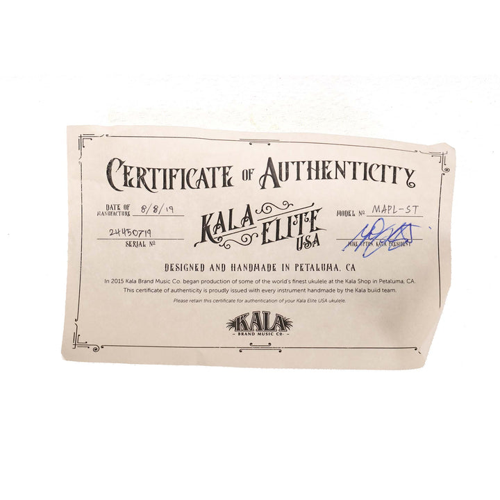 Kala Elite USA Super Tenor Ukulele 2019