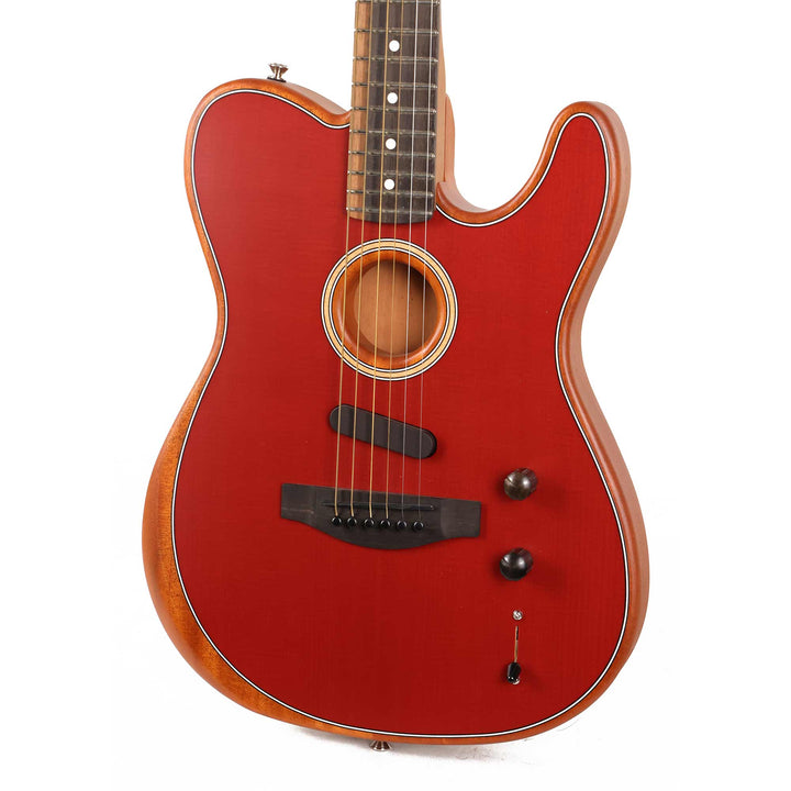 Fender American Acoustasonic Telecaster Crimson Red 2021