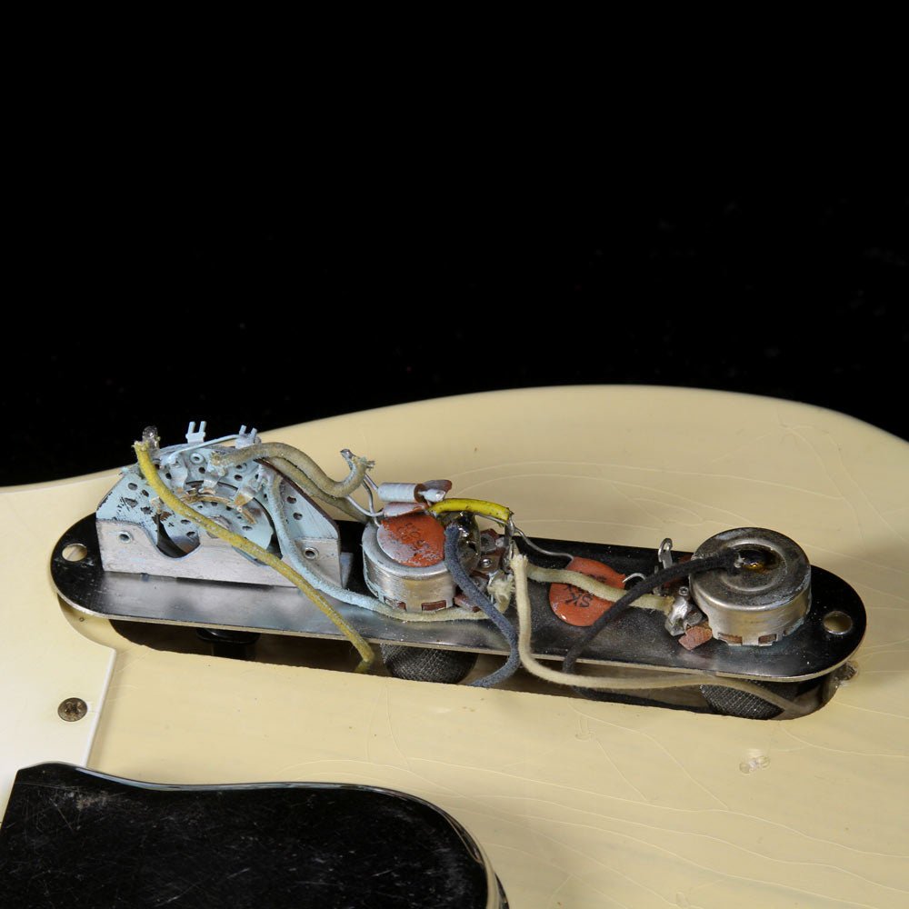 1961 Fender Esquire Electric Guitar Body-Only Refin Vintage White — 7