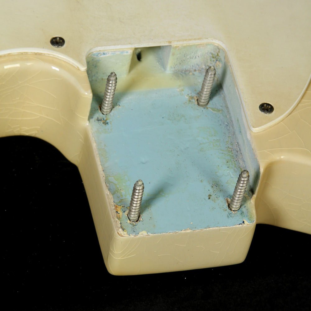 1961 Fender Esquire Electric Guitar Body-Only Refin Vintage White — 10