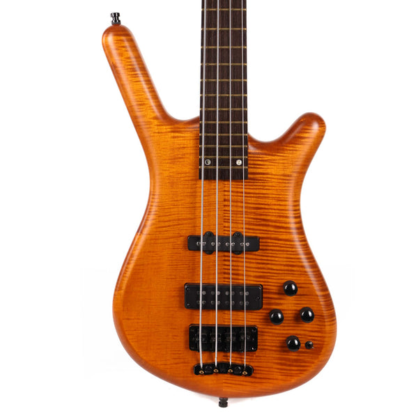 Warwick Limited Edition Pro Series Streamette Bolt-On Amber Transparent Satin Used