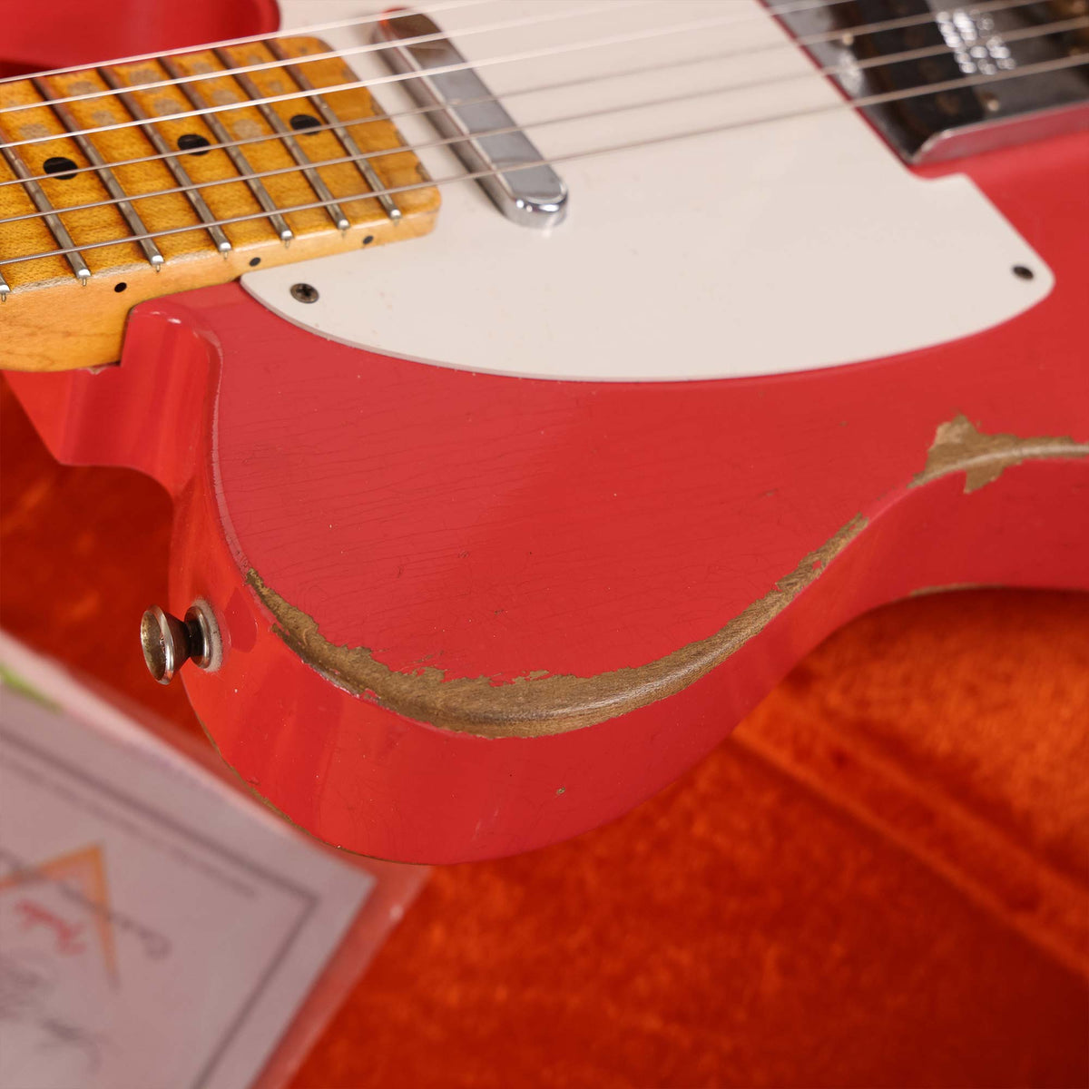 Fender Custom Shop 1950s Telecaster Heavy Relic Fiesta Red 2016 — 4