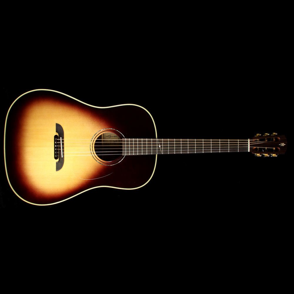 Alvarez Yairi Masterworks Series DYMR70SB Slope Shoulder Dreadnought Acoustic Guitar Sunburst — 2