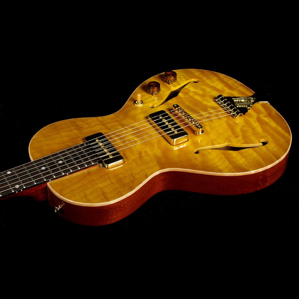 B&G Guitars LIttle Sister Electric Guitar Lemon Burst — 5