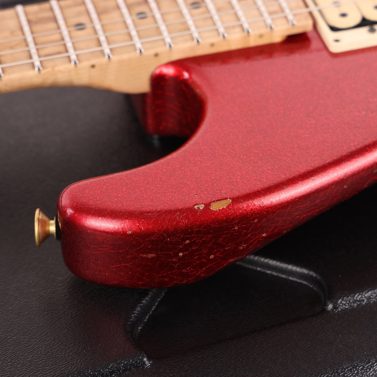 Charvel Custom Shop Nitro Aged San Dimas Red Sparkle Masterbuilt Red Dave 2022 — 4