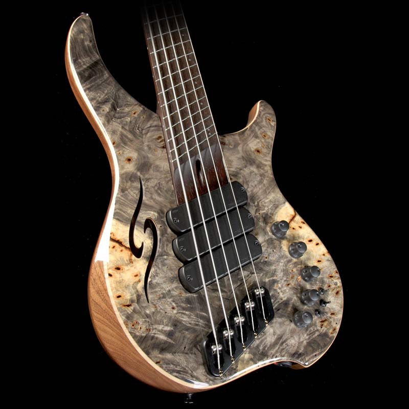 Dingwall Afterburner II 3X 5-String Electric Bass Guitar Buckeye Burl Natural — 1