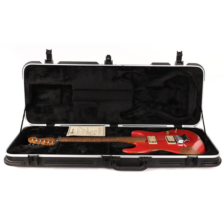 Charvel Custom Shop San Dimas Nitro Aged Fiesta Red Roasted Alder 2018
