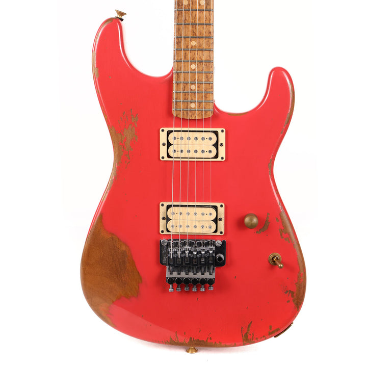 Charvel Custom Shop San Dimas Nitro Aged Fiesta Red Roasted Alder 2018