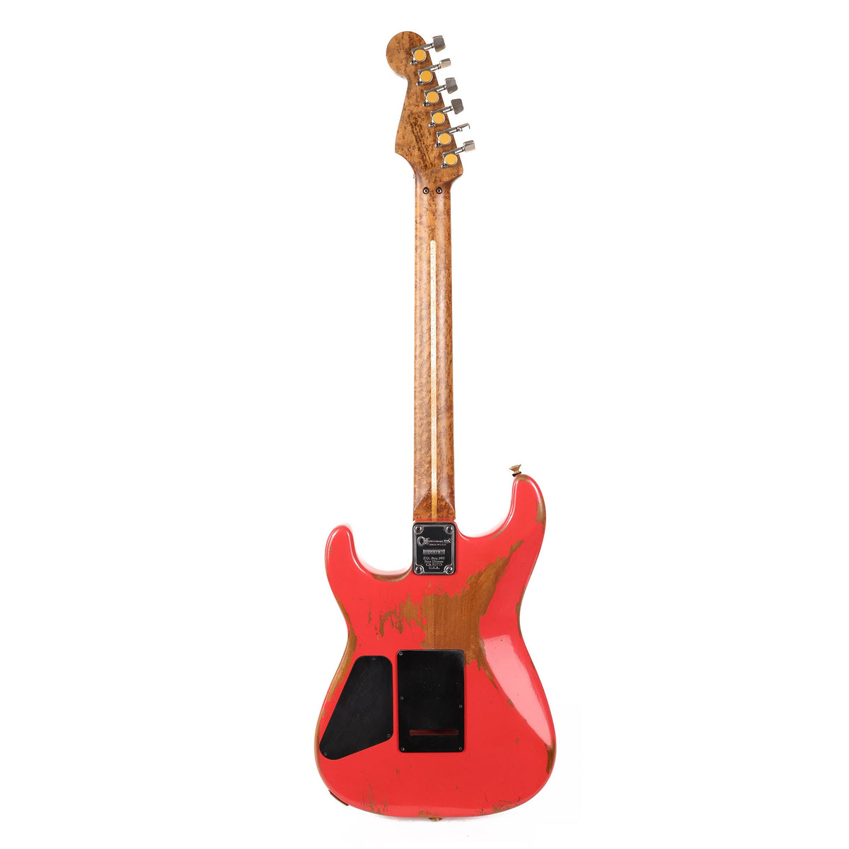 Charvel Custom Shop San Dimas Nitro Aged Fiesta Red Roasted Alder 2018 — 3
