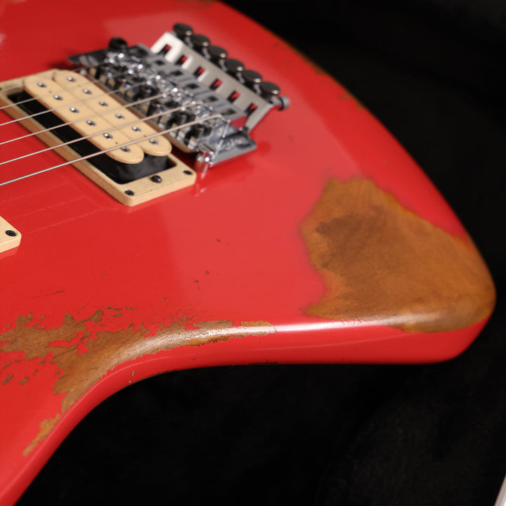 Charvel Custom Shop San Dimas Nitro Aged Fiesta Red Roasted Alder 2018