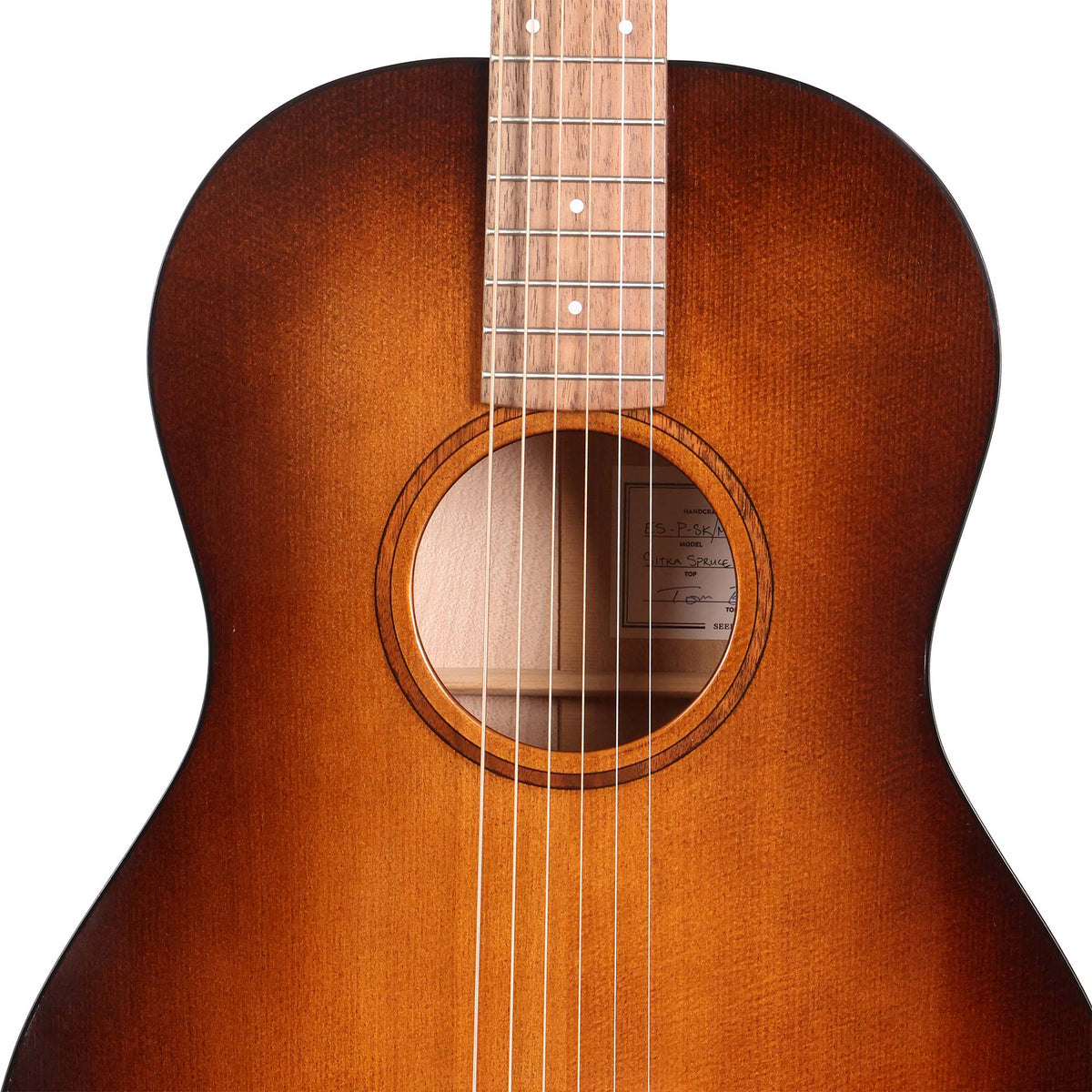 Bedell Earthsong Parlor Acoustic Root Beer Gloss Used — 4