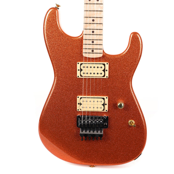 Charvel Custom Shop San Dimas Nitro Sunfire Orange Flake Music Zoo Exclusive 2024