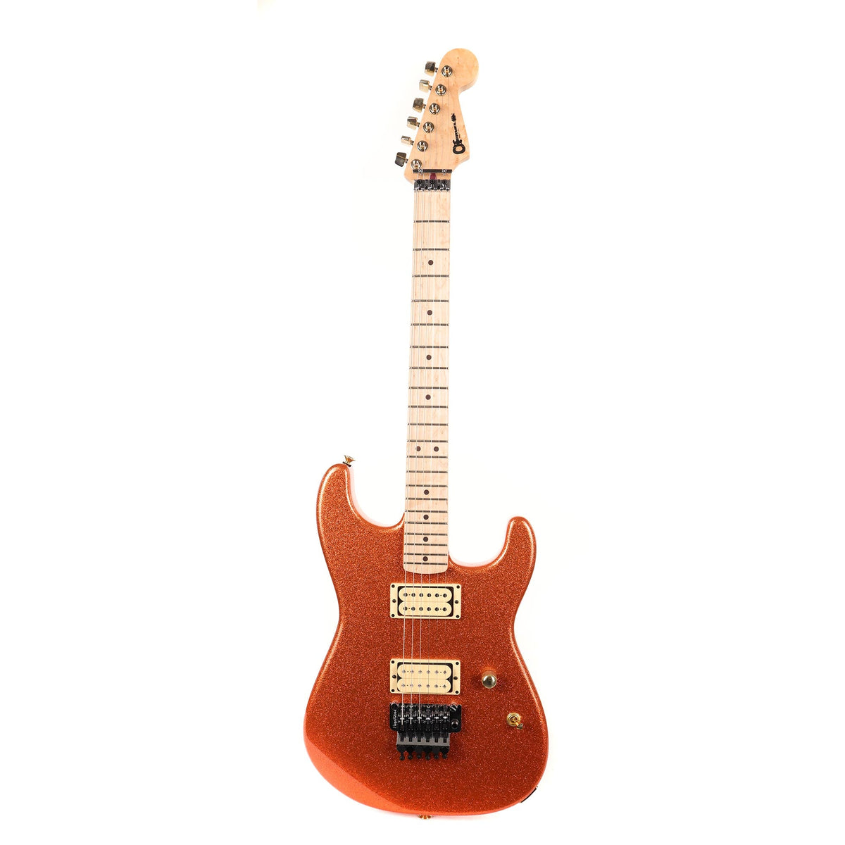 Charvel Custom Shop San Dimas Nitro Sunfire Orange Flake Music Zoo Exclusive 2024 — 2
