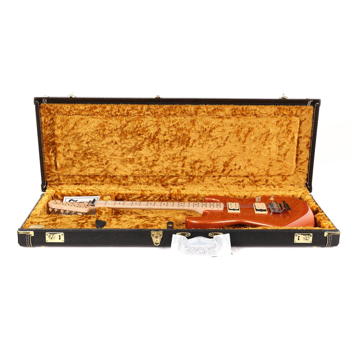 Charvel Custom Shop San Dimas Nitro Sunfire Orange Flake Music Zoo Exclusive 2024 — 9