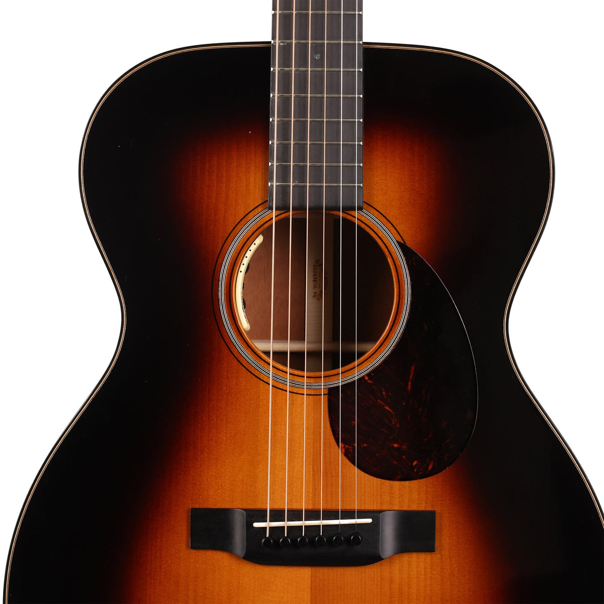 Martin Custom Shop OM Acoustic Adirondack Spruce and Sinker Mahogany 1935 Sunburst 2019 — 4